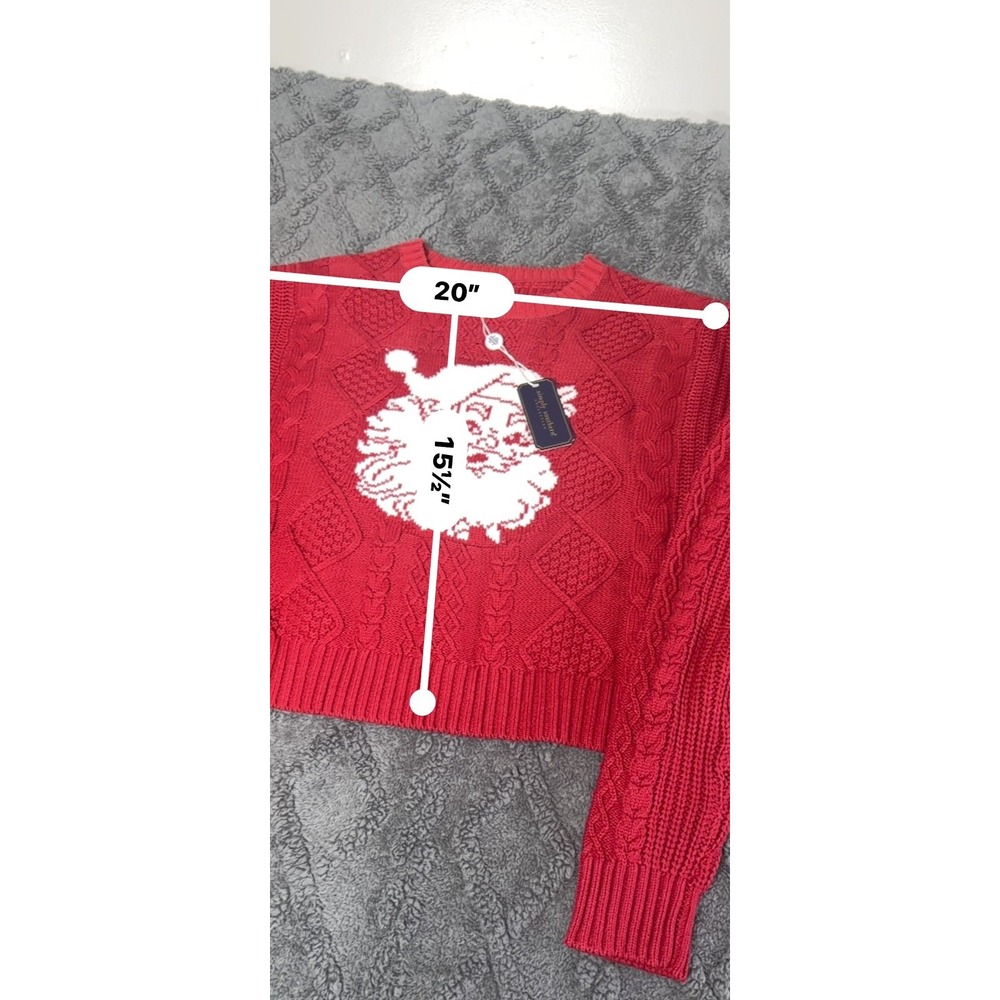 Simply Southern Sweater Womens XS Black Merry Christmas Holiday Pullover - Picture 9 of 10
